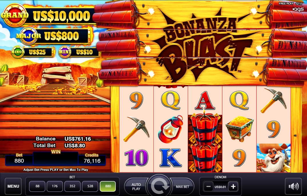 Bonanza Blast Slot Machine Gambling