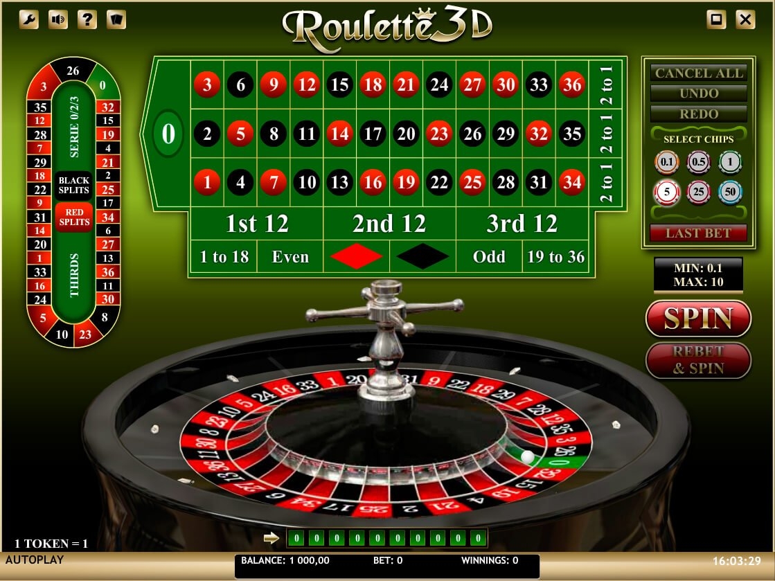 Roulette 3d Online Free Gambling