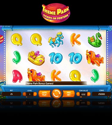 Theme Park Tickets Fortune Slot Gaming