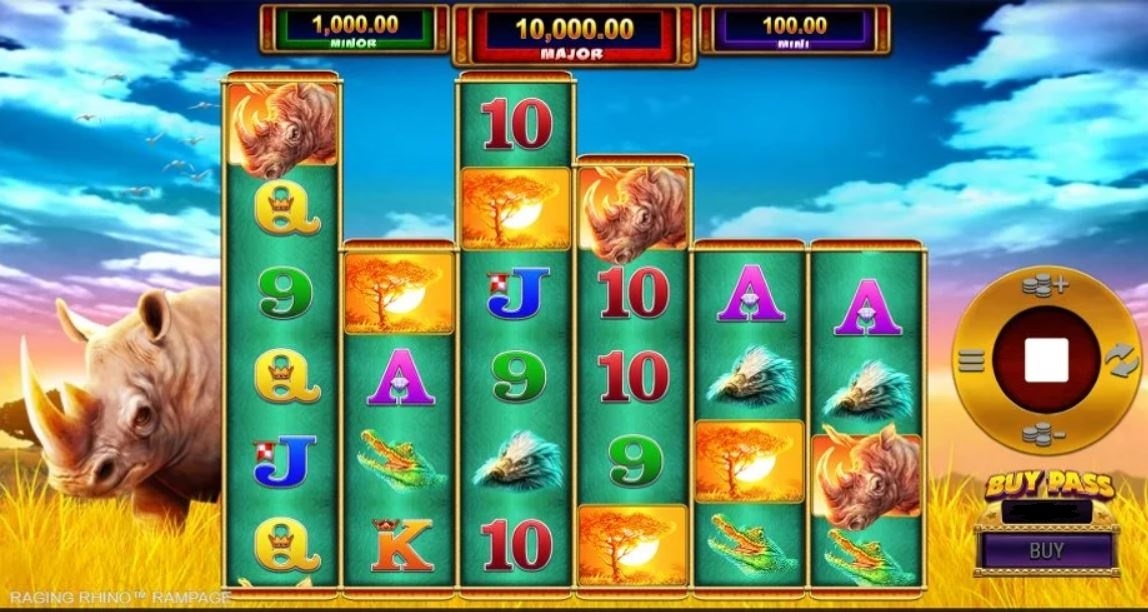 Raging Rhino Slots Casino Uk Gambling