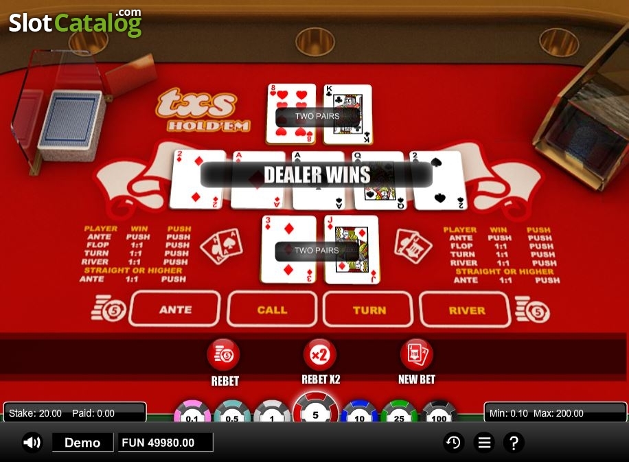 Texas Hold'em Online Gaming