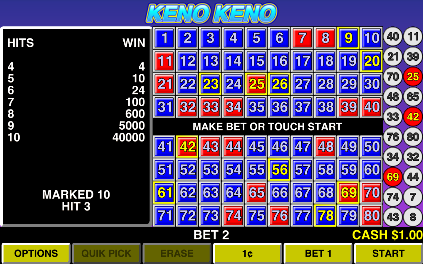 De Keno Gambling