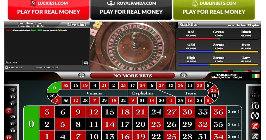 Live Roulette Ireland Gambling