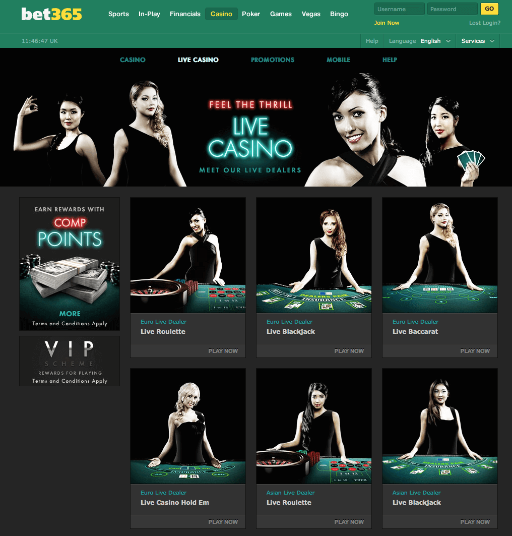 Bet365 Live Casino Bonus Code Gaming