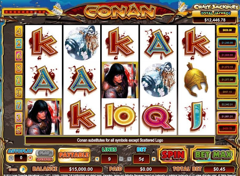 Conan Video Slot Enter The World Of Conan Here And Now ! Gambling