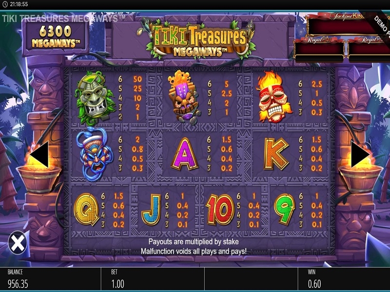 Tiki Treasures Megaways Mobile Slot Gambling