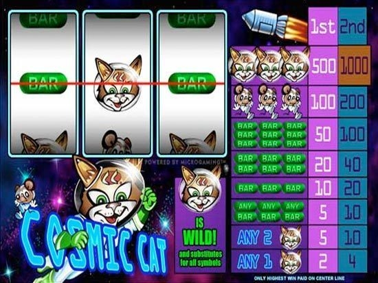 Cosmic Cat Slots Gambling