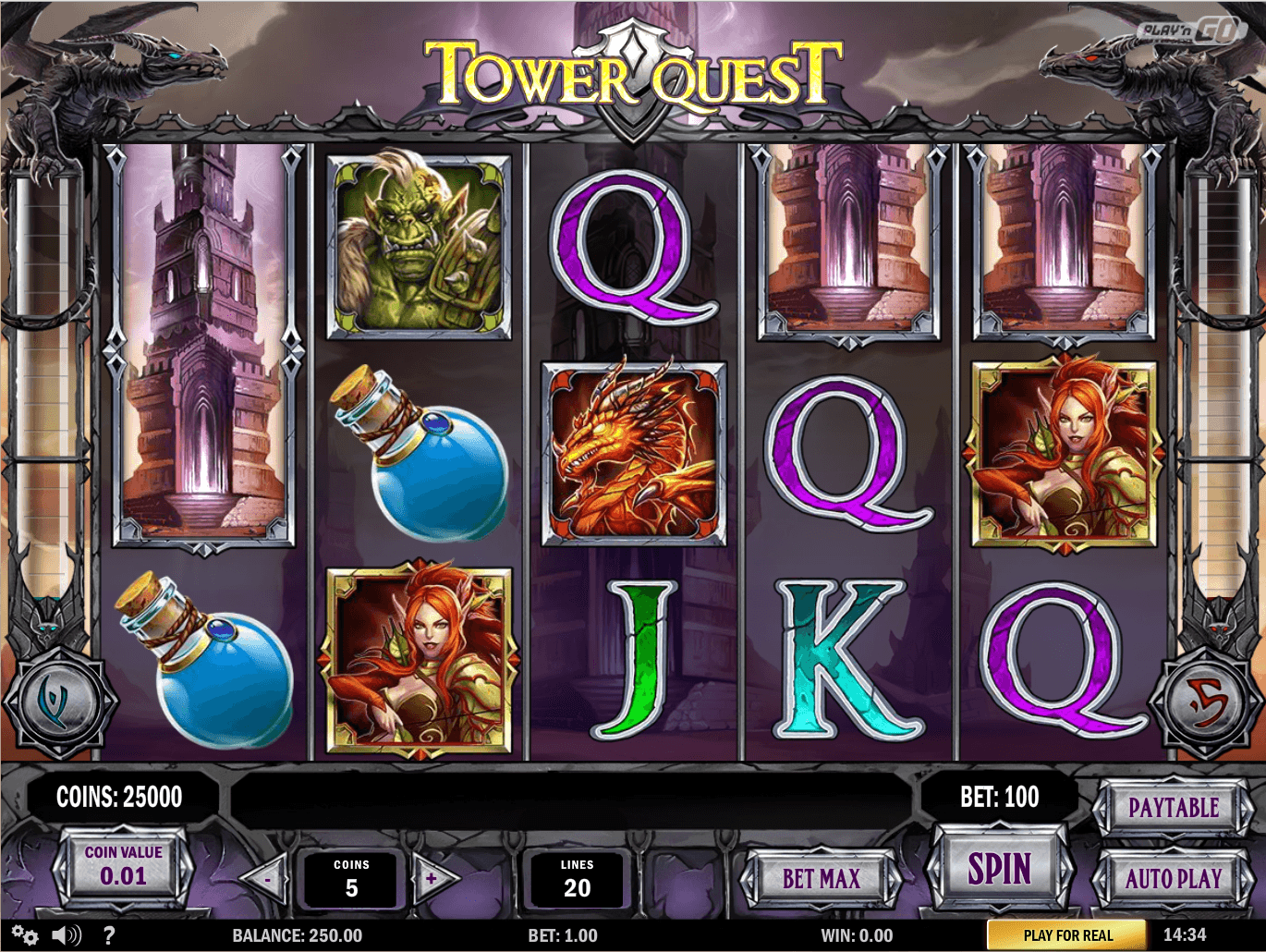 Tower Quest Slot Gambling