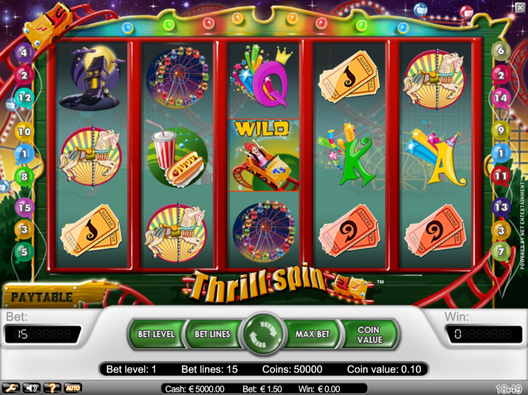 Thrill Spin Slot Gambling