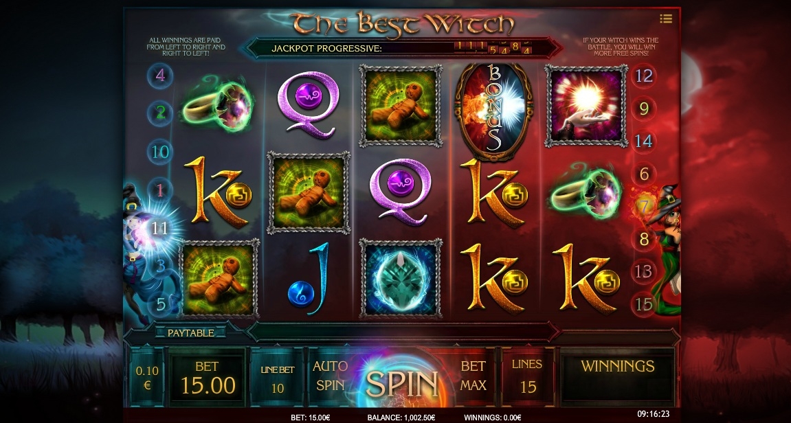 Witch Slot Machine Gaming
