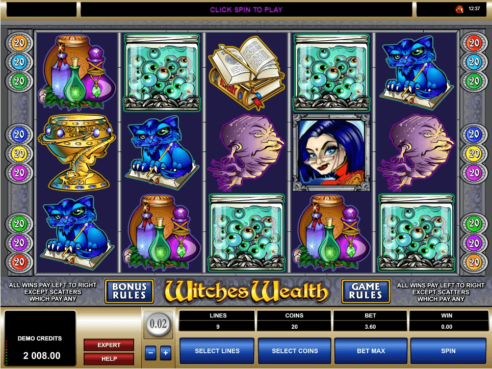 Witches Wealth Slot Gambling