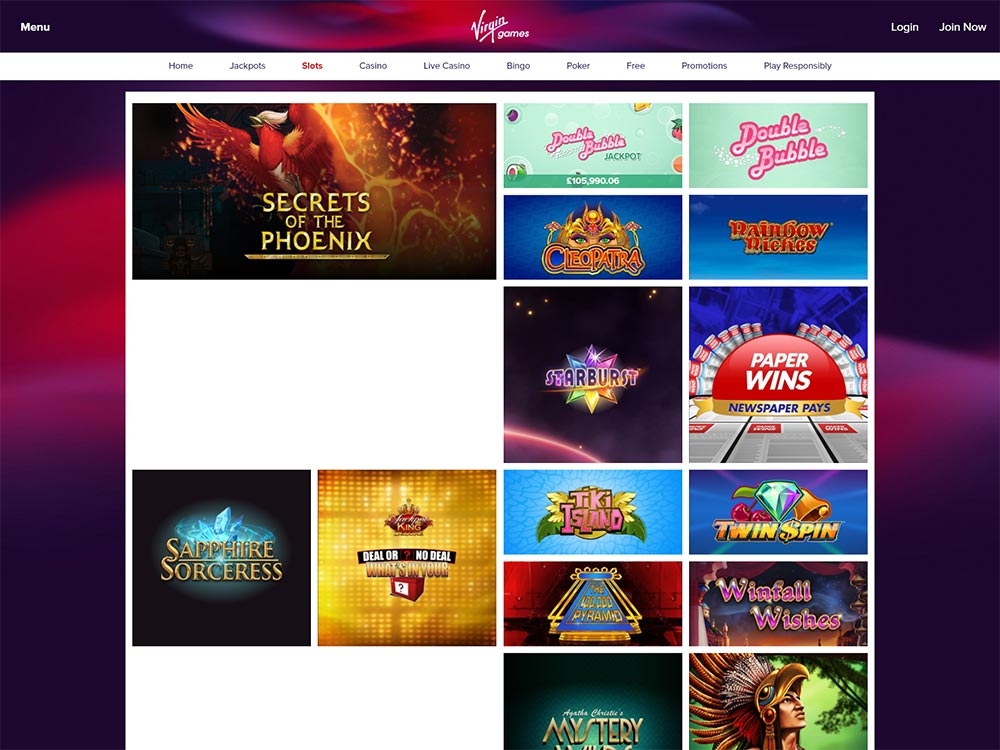 Virgin Games Best Slots Gambling