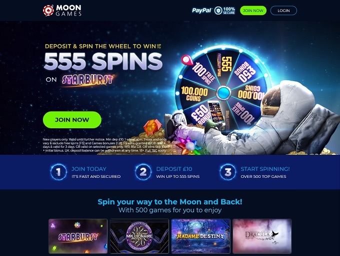 Moon Games Casino Bonus Gaming