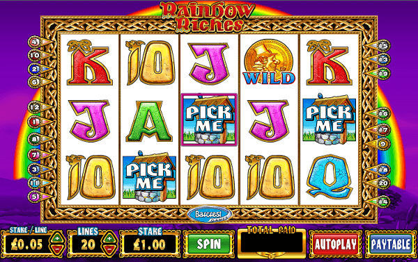 Rainbow Riches Sky Vegas Gambling