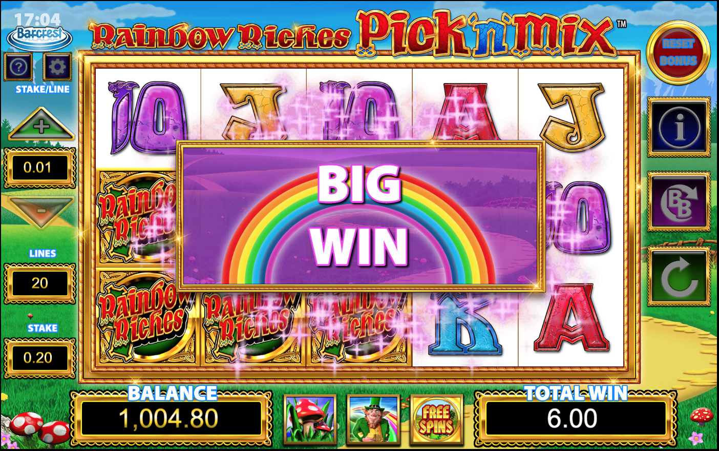 Rainbow Riches Pick N Mix Gambling