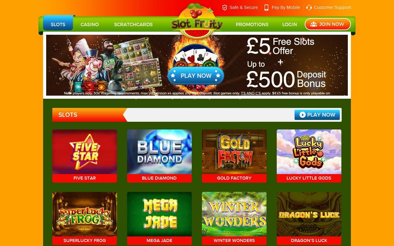 Slot Fruity Casino Sister Sites Gaming