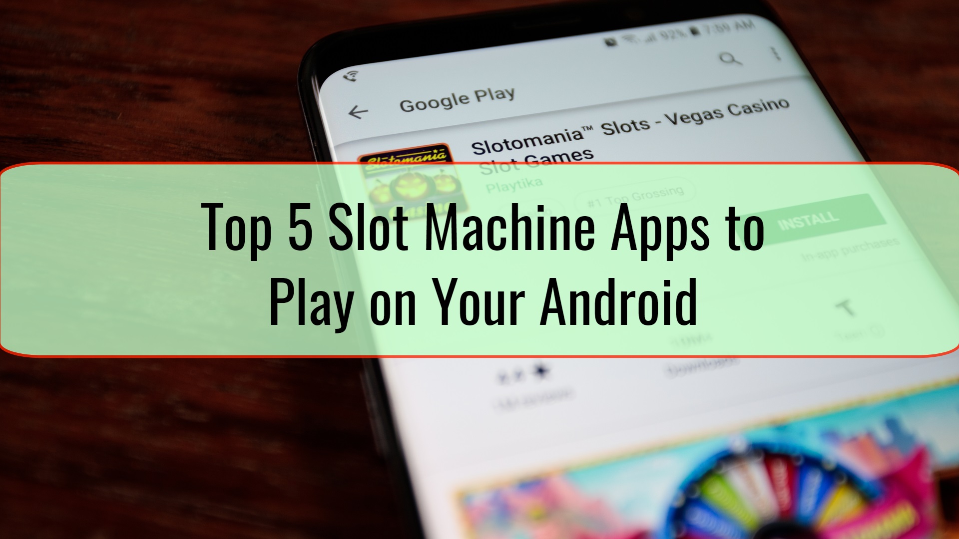 Top Slot Machine Apps